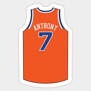 Carmelo Anthony New York Jersey Qiangy Sticker